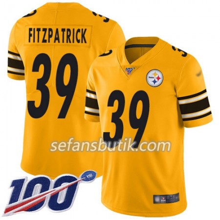 Pittsburgh Steelers Tröjor Minkah Fitzpatrick 39 Nike Gul 100th - Herr Pittsburgh Steelers Tröjor Minkah Fitzpatrick 39 Nike Gul 100th - Herr